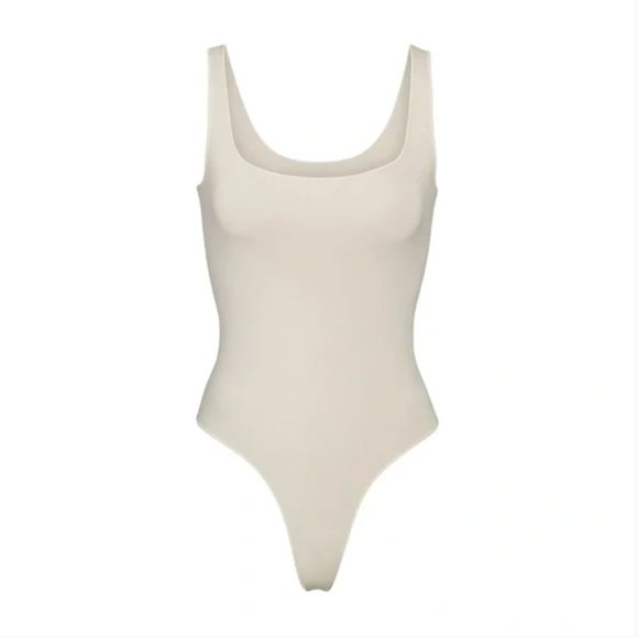 SKIMS Tops - NWT Skims Cotton Rib Bodysuit Size XS